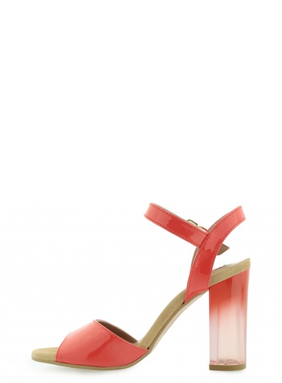 SANDAŁY LOVE MOSCHINO SANDALO RED