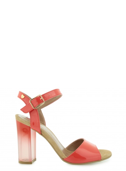 SANDAŁY LOVE MOSCHINO SANDALO RED