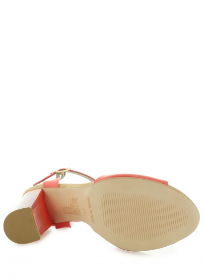 SANDAŁY LOVE MOSCHINO SANDALO RED