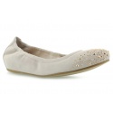 BALERINKI HOGL 0992 SAMTKID LEDER ROSE