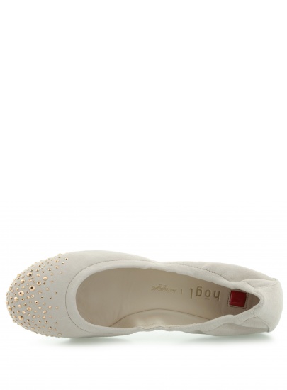 BALERINKI HOGL 0992 SAMTKID LEDER ROSE
