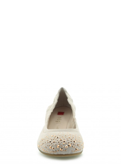 BALERINKI HOGL 0992 SAMTKID LEDER ROSE