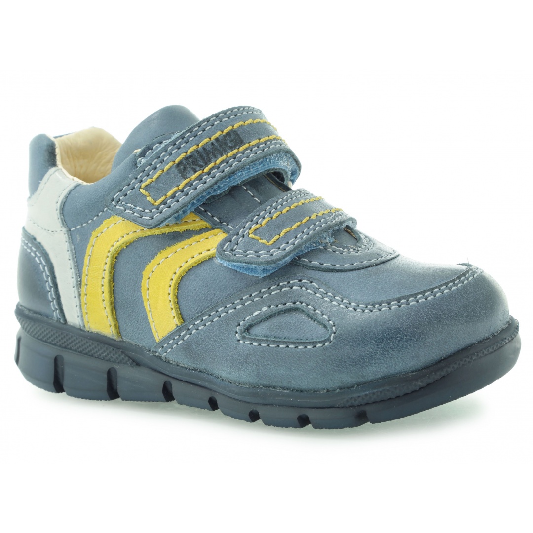 PÓŁBUTY PRIMIGI CLAUD VITELLO CERATO DENIM PERLA