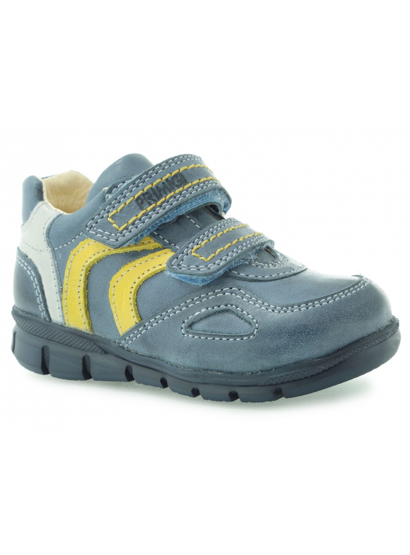 PÓŁBUTY PRIMIGI CLAUD VITELLO CERATO DENIM PERLA