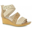 SANDAŁY CLARKS ORNATE CHARM LIGHT TAN LEATHER