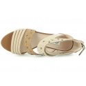 SANDAŁY CLARKS ORNATE CHARM LIGHT TAN LEATHER
