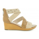 SANDAŁY CLARKS ORNATE CHARM LIGHT TAN LEATHER