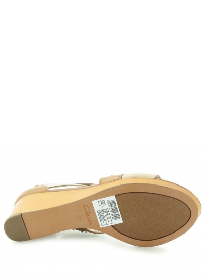 SANDAŁY CLARKS ORNATE CHARM LIGHT TAN LEATHER