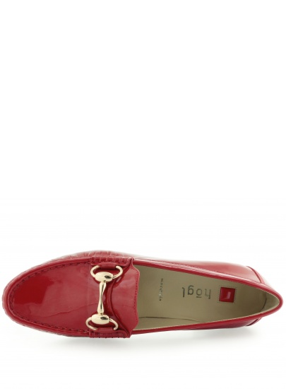 MOKASYNY HOGL 2514 SOFTLACK LEDER RED