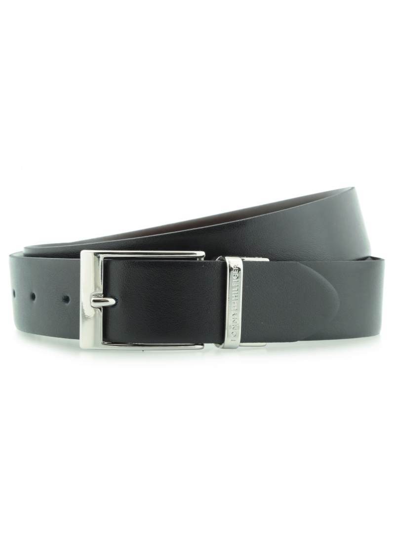 Pasek TOMMY HILFIGER Gift Box Belt 2 Black Dark Brown
