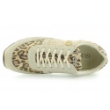 PÓŁBUTY SPORTOWE GUESS GLORY SNEAKER PRINTED FABRIC BEIGO