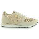 PÓŁBUTY SPORTOWE GUESS GLORY SNEAKER PRINTED FABRIC BEIGO