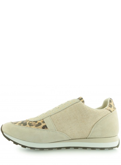PÓŁBUTY SPORTOWE GUESS GLORY SNEAKER PRINTED FABRIC BEIGO