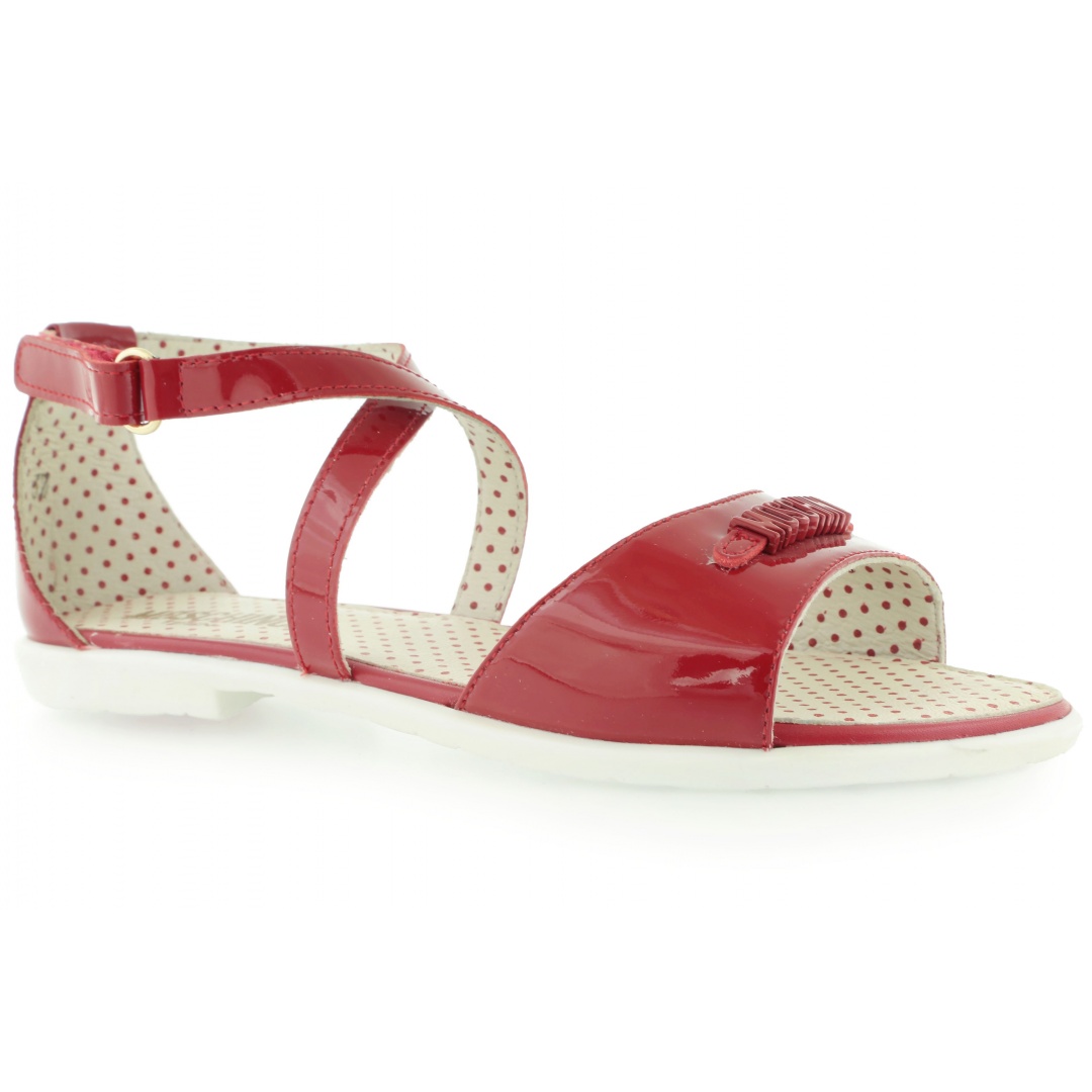 SANDAŁY MOSCHINO 25475 9102 ROSSO