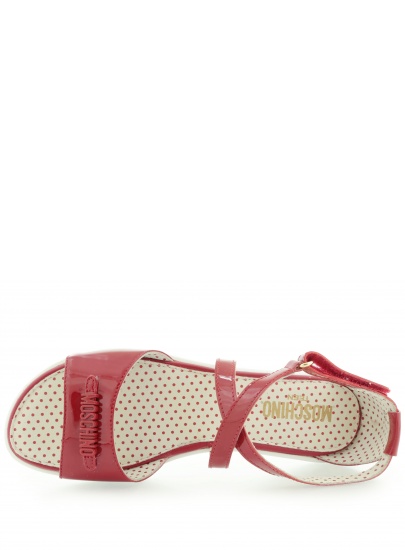 SANDAŁY MOSCHINO 25475 9102 ROSSO
