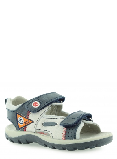 SANDAŁY NATURINO 5674 9103 NAVY BIANCO GRIGIO