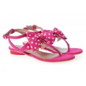 Sandals LOVE MOSCHINO SANDALO FUCHSIA BIANCO | EN