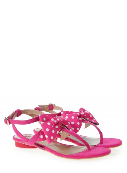 Sandals LOVE MOSCHINO SANDALO FUCHSIA BIANCO | EN