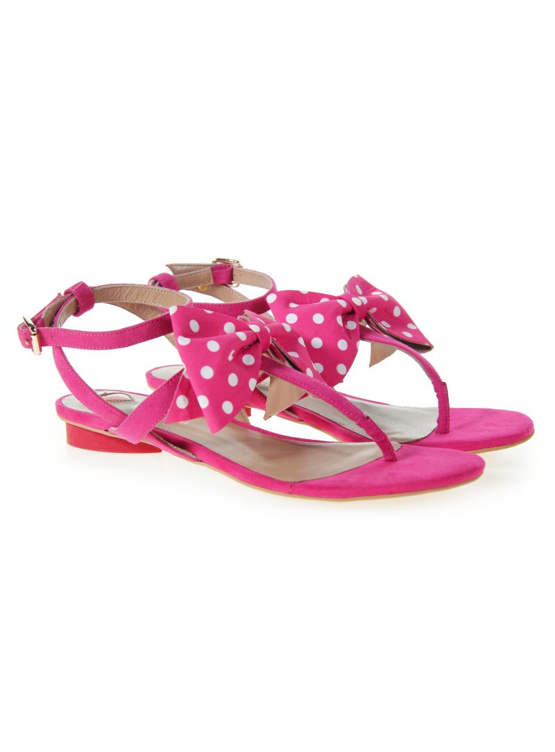 Sandals LOVE MOSCHINO SANDALO FUCHSIA BIANCO | EN