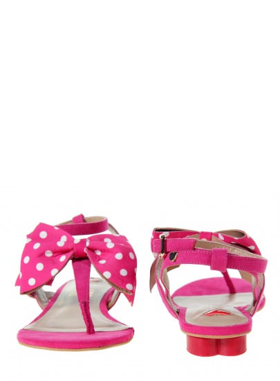 Sandals LOVE MOSCHINO SANDALO FUCHSIA BIANCO | EN