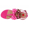 Sandals LOVE MOSCHINO SANDALO FUCHSIA BIANCO | EN