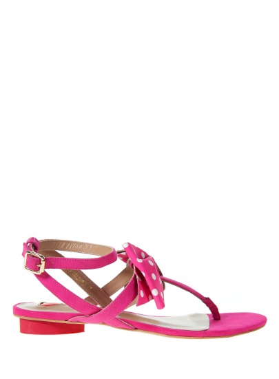 Sandals LOVE MOSCHINO SANDALO FUCHSIA BIANCO | EN