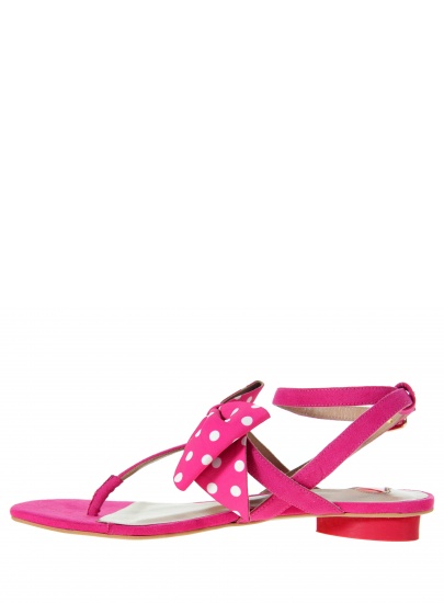 Sandals LOVE MOSCHINO SANDALO FUCHSIA BIANCO | EN