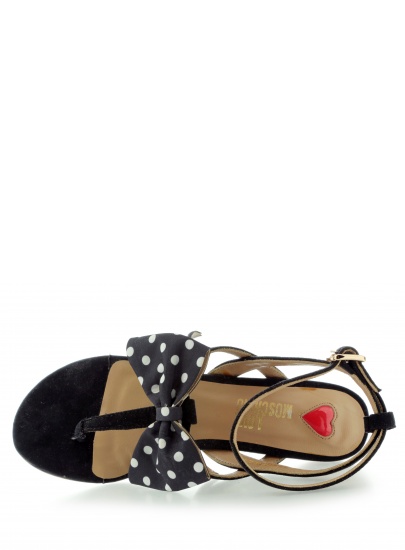 Sandals LOVE MOSCHINO SANDALO NERO BIANCO | EN