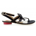 Sandals LOVE MOSCHINO SANDALO NERO BIANCO | EN