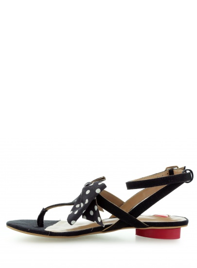 Sandals LOVE MOSCHINO SANDALO NERO BIANCO | EN