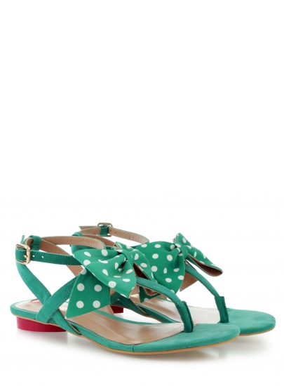 Sandals LOVE MOSCHINO SANDALO VERDE BIANCO | EN