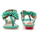 Sandals LOVE MOSCHINO SANDALO VERDE BIANCO | EN