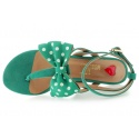 Sandals LOVE MOSCHINO SANDALO VERDE BIANCO | EN