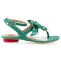 Sandals LOVE MOSCHINO SANDALO VERDE BIANCO | EN