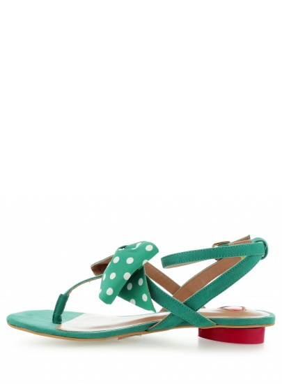 Sandals LOVE MOSCHINO SANDALO VERDE BIANCO | EN