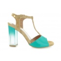 CZÓŁENKA LOVE MOSCHINO LM16579C0ZJO180A VERDE BEIGE