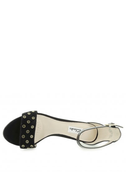 SANDAŁY CLARKS SPICED CURTAIN BLACK SUEDE