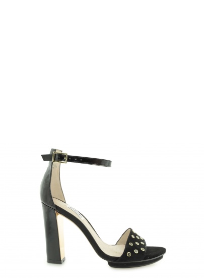 SANDAŁY CLARKS SPICED CURTAIN BLACK SUEDE