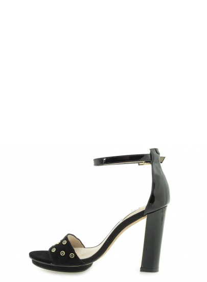 SANDAŁY CLARKS SPICED CURTAIN BLACK SUEDE