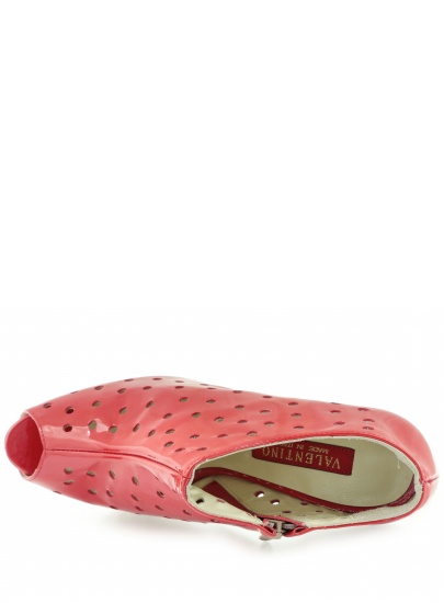 BOTKI VALENTINO SPUNTATINA 1/2 VITELLO VERNICE ART. 5082 ROSSO