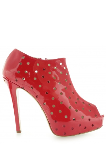 BOTKI VALENTINO SPUNTATINA 1/2 VITELLO VERNICE ART. 5082 ROSSO
