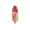BOTKI VALENTINO SPUNTATINA 1/2 VITELLO VERNICE ART. 5082 ROSSO