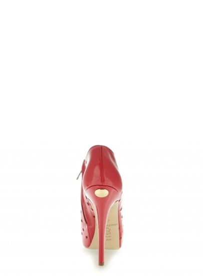BOTKI VALENTINO SPUNTATINA 1/2 VITELLO VERNICE ART. 5082 ROSSO