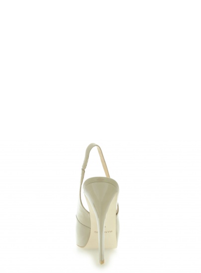SZPILKI MARCIANO GUESS SATO SLING BACK PATENT BEIGE