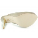 SZPILKI MARCIANO GUESS SATO SLING BACK PATENT BEIGE