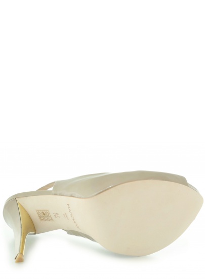 SZPILKI MARCIANO GUESS SATO SLING BACK PATENT BEIGE