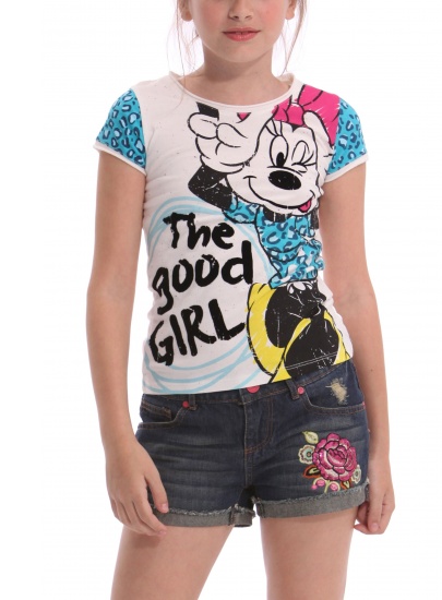 BLUZKA DESIGUAL T-SHIRT VOS HORIZON BLUE