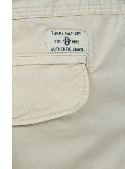 Chłopięce Spodnie TOMMY HILFIGER Freddy Chino Garment Dyed Oyster Gray