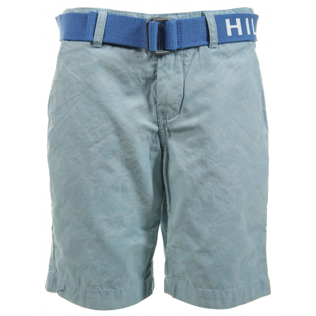 Chłopięce Szorty TOMMY HILFIGER Rock Chino Short Camouflage Chambray Blue