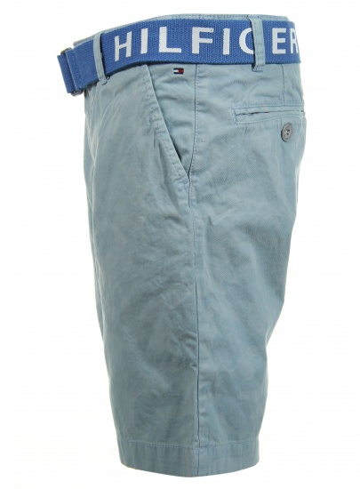 Chłopięce Szorty TOMMY HILFIGER Rock Chino Short Camouflage Chambray Blue